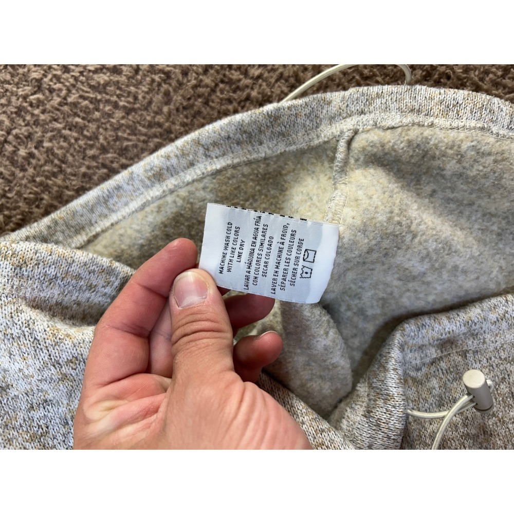 Thread & Supply Womens Heather Oatmeal Quarter Zip Pullover Fleece S JKX7570 - Picture 3 of 8